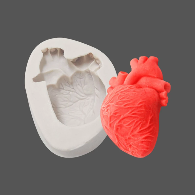 Силиконовые формы для помадки в форме мозга и сердца сделай сам форма шоколада из