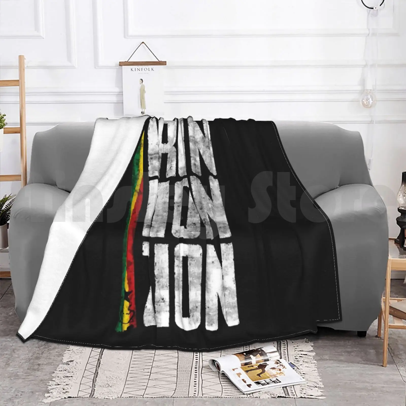 Модное одеяло из железного льва Zion Reggae персонализированное Rasta Ragga Irie Ska Kingston Music You