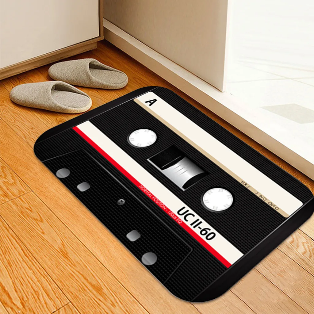 Винтажный коврик на магнитной ленте для двери крыльца противоскользящий