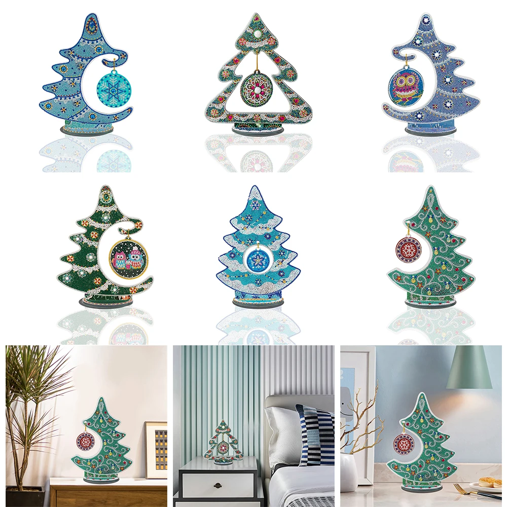 

5D DIY искусственное дерево, домашние украшения, мозаика Resinstone, Рождественское украшение для дома, рождественские подарки