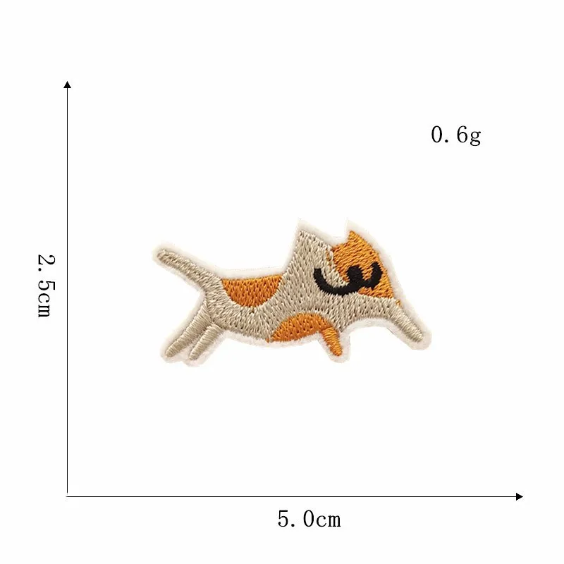 

Cartoon Patch DIY Animation Cat Ironing Adhesive Cloth Tape Ragged Clothes Patch Embroidery Iron on Patches Parches