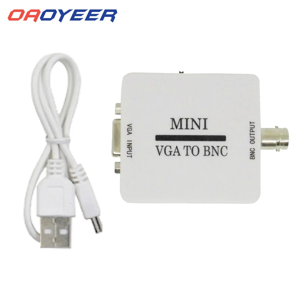 Преобразователь видео Mini HD VGA в BNC композитный адаптер цифровой переключатель для