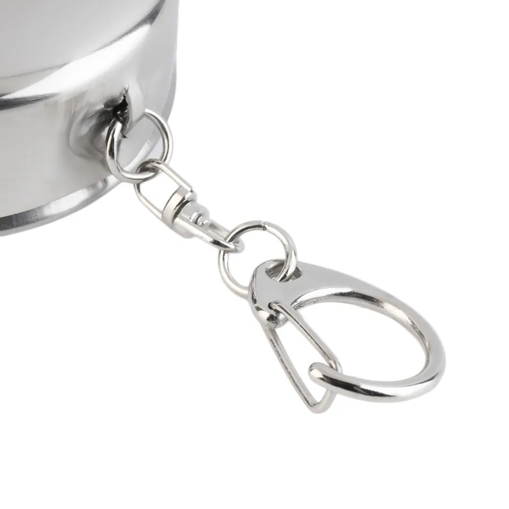 

High Quality 60ml Stainless Steel Portable Outdoor Travel Camping Folding Collapsible Cup New