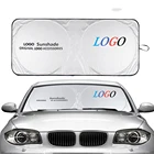 Солнцезащитный козырек на лобовое стекло автомобиля с логотипом автомобиля, солнцезащитный козырек на переднее окно автомобиля для KIA Cerato Sportage R K2 K3 K5 RIO 3 4 sorento