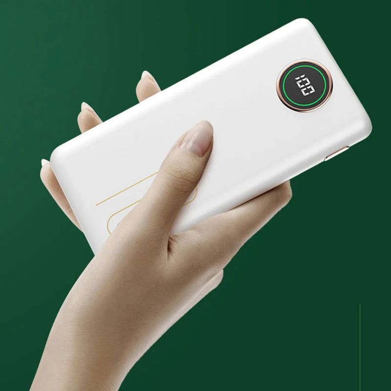 Внешний аккумулятор для мобильного телефона 20000 мАч iPhone 15 Pro Xiaomi Mi Samsung Быстрая