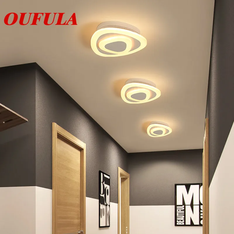 

Hongcui Modern Ceiling Lights Round Simple and Fashion Decorative For Entrance Corridor Porch Balcony Toilet
