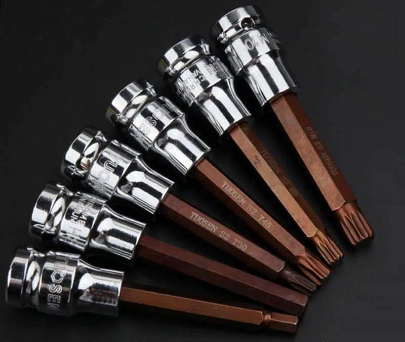 Набор торцевых головок для ручных инструментов шестигранные головки