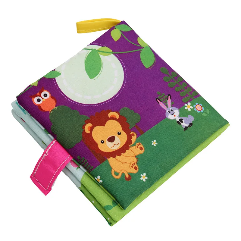 Hot Selling Infant Kids Early Cognitive Learning Educational Digital/Animal Baby Cloth Books Intelligence Development Toys
