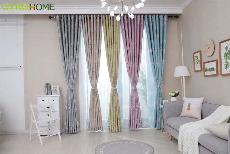 

The Latest Small Daisy Flower Curtains Home Living Room Bedroom kids room Windows Decorative Drapes