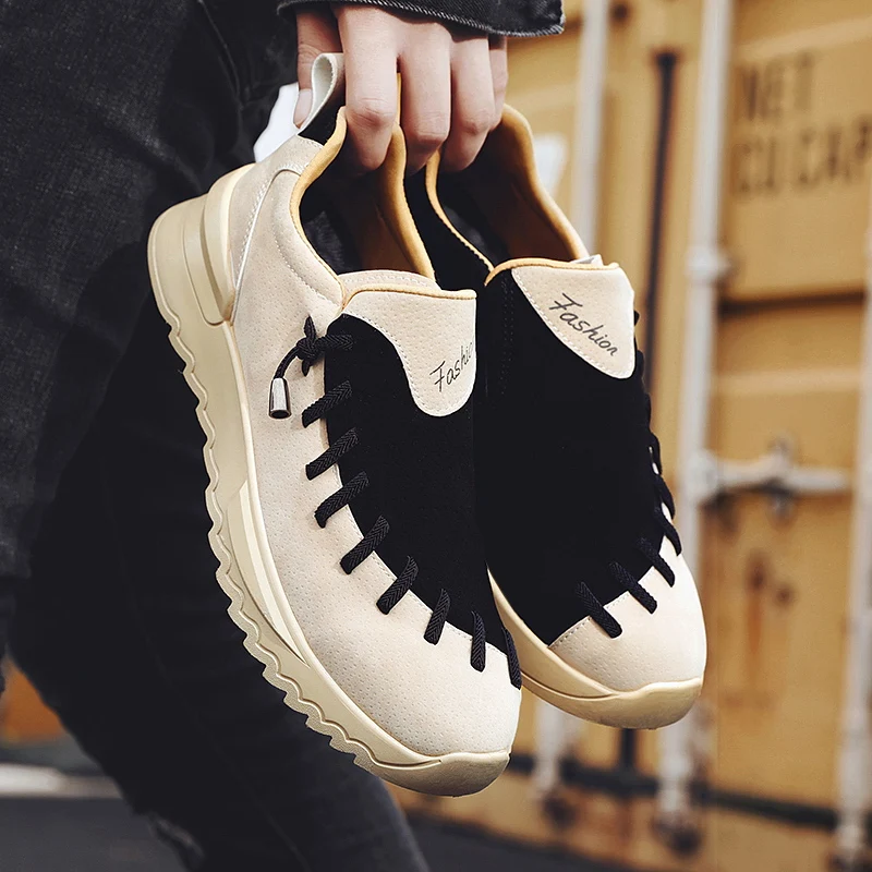 Light Skateboarding Shoes Comfortable Casual Men's Sneaker Breathable Non-slip Wear-resistant Outdoor Walking Men Sport Shoes