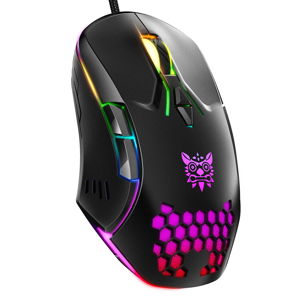 

Нескользящая RGB USB Проводная мышь, компьютерная геймерская компьютерная мышь для ноутбука, настольная мышь для ПК, ноутбука, Настольная игро...