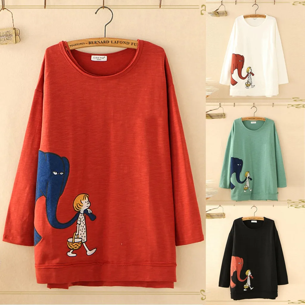 Футболка женская модная повседневная свободная футболка с длинными рукавами и