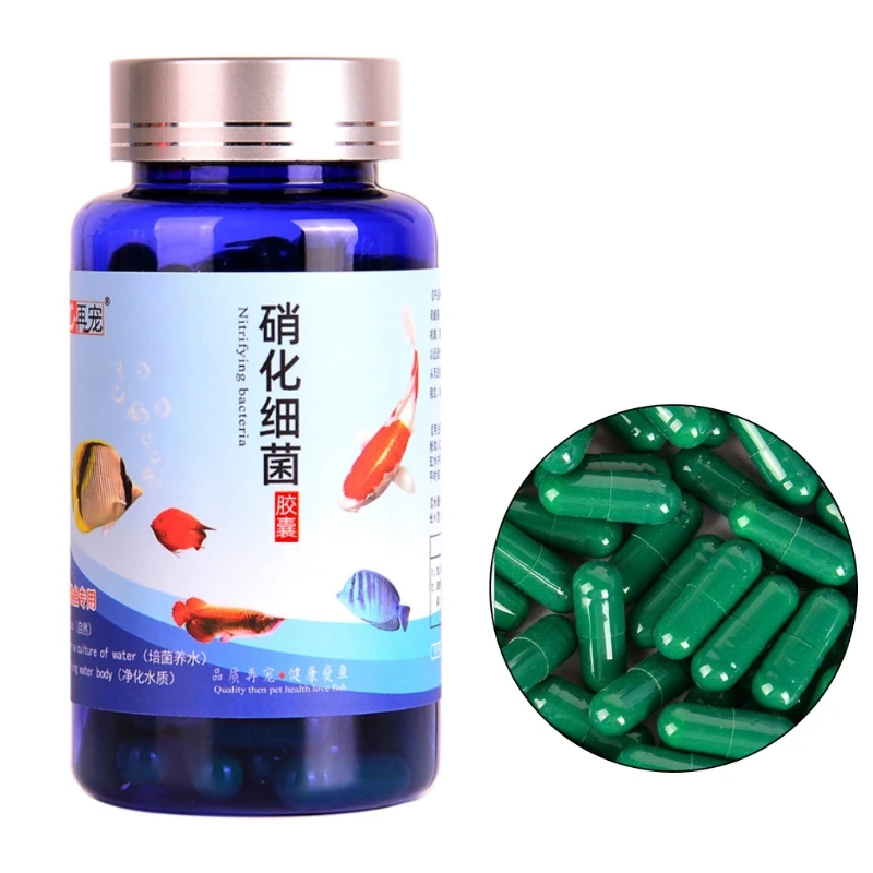 

20/30/50/80/100Pcs Aquarium Nitrifying Bacteria Concentrated Capsule Fresh Water 667A