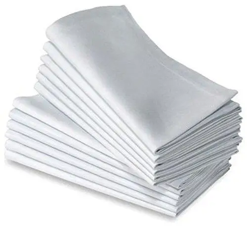 18 12pcs 100% COTTON RESTAURANT DINNER CLOTH LINEN WHITE 50x50cm PREMIUM HOTEL NAPKINS | Дом и сад