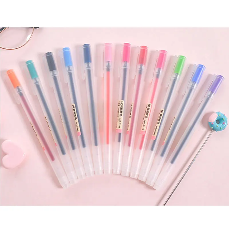 Цветная гелевая ручка маркерные ручки тонкая кисть для рисования каллиграфии