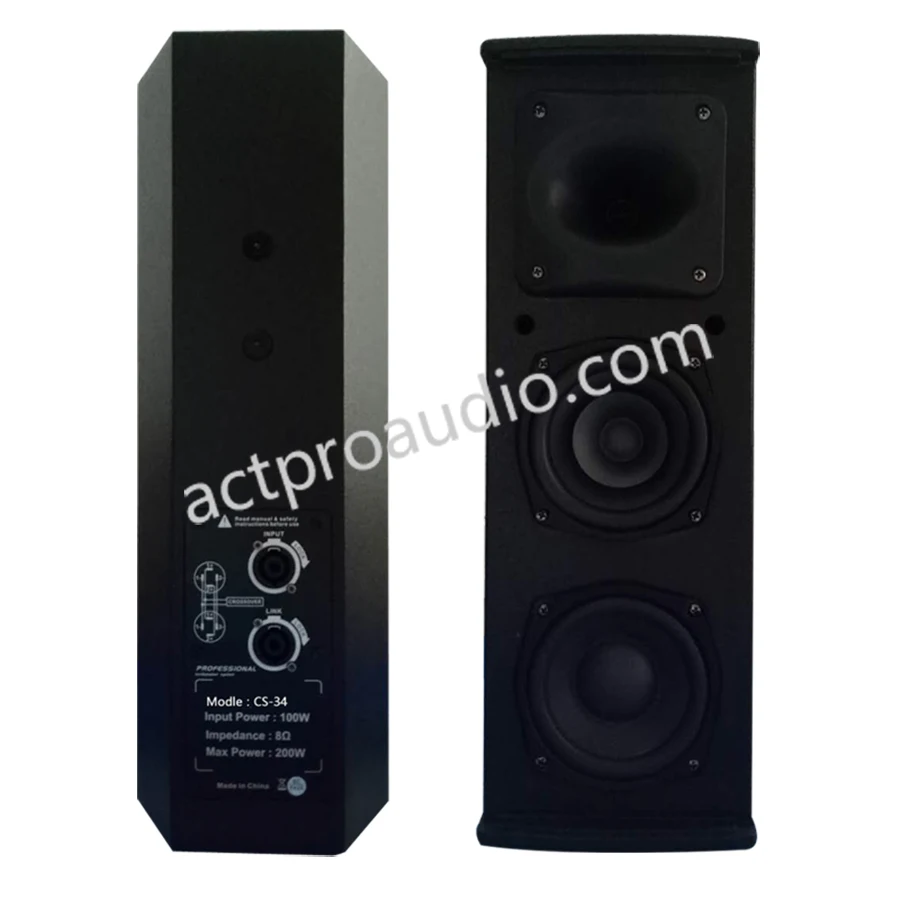 Портативный мини динамик ACTPRO CS34 CS54 3 дюйма 4 5 дюймов для церкви свадеб|Портативные
