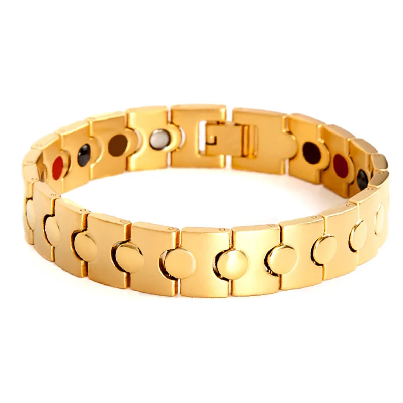 38 магнитный терапевтический браслет 316L из нержавеющей стали для зрелых