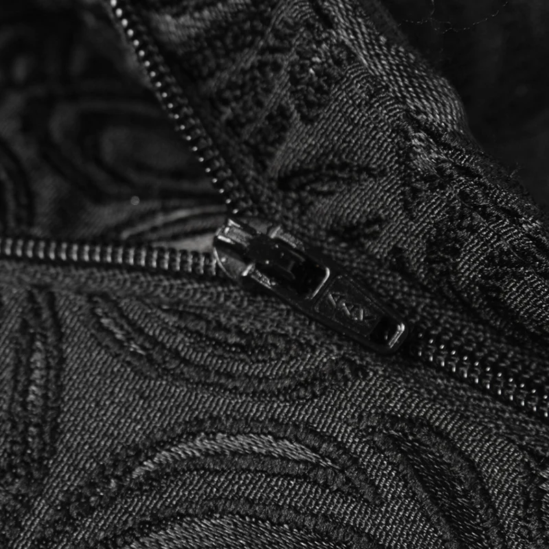 Black White Jacquard Floral Pants Men High Quality Casual For Luxury Hip Hop Streatwear Stylish Pantalones Hombre P2 | Мужская одежда