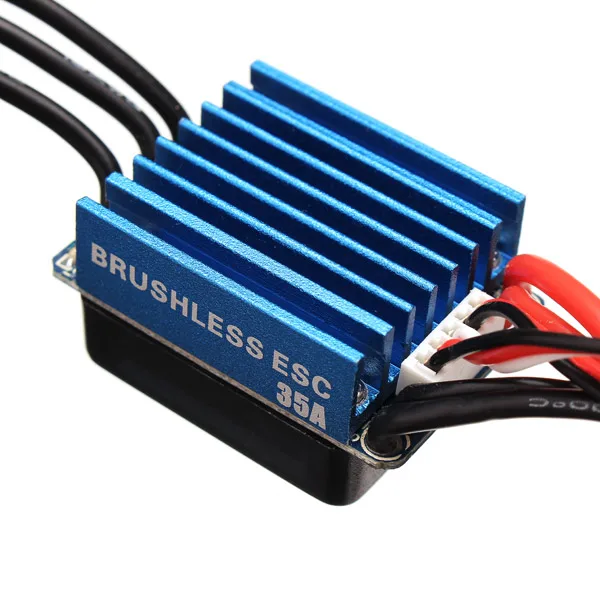 2838 3600KV 4500KV 4P Sensorless Brushless Motor &amp 35A ESC Electronic Speed Controller for 1/14 1/16 1/18 RC Car | Игрушки и хобби
