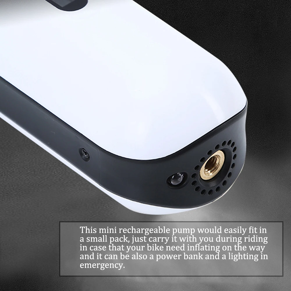 Электрический насос для велосипеда беспроводной накачки шин с аккумулятором |