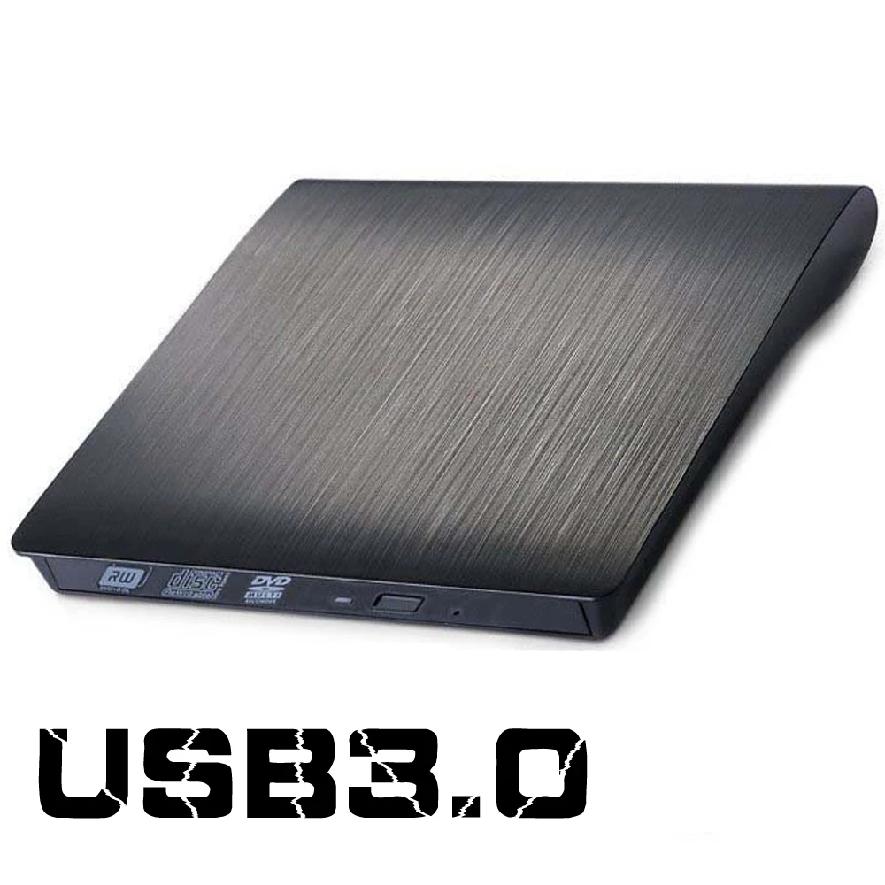 Внешний USB 3 0 высокоскоростной DL DVD RW ГОРЕЛКА CD писатель тонкий портативный