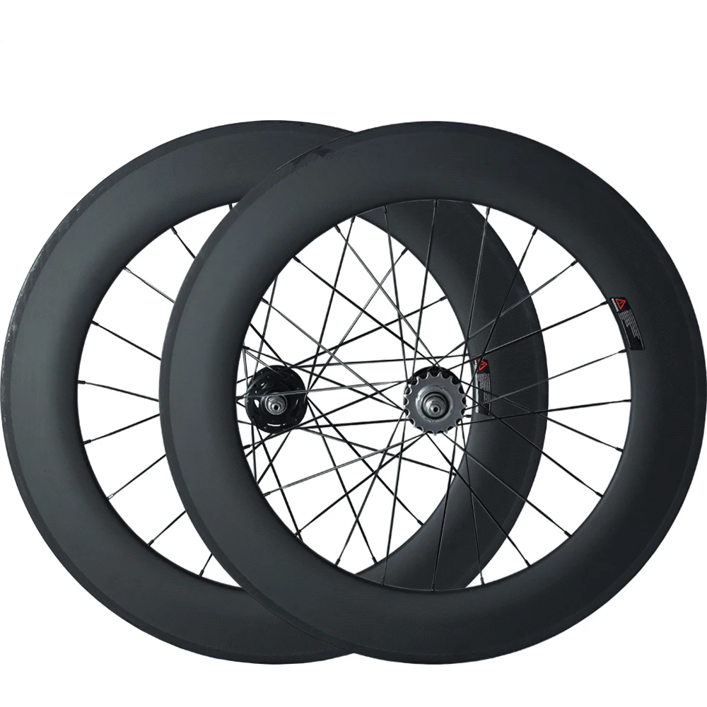 OZUZ трек колесная 88 мм глубокие колеса из углеродного волокна 17 т Cogs Clincher Tubular тлип флоп фиксированная передача 700C дорожный велосипед колесная