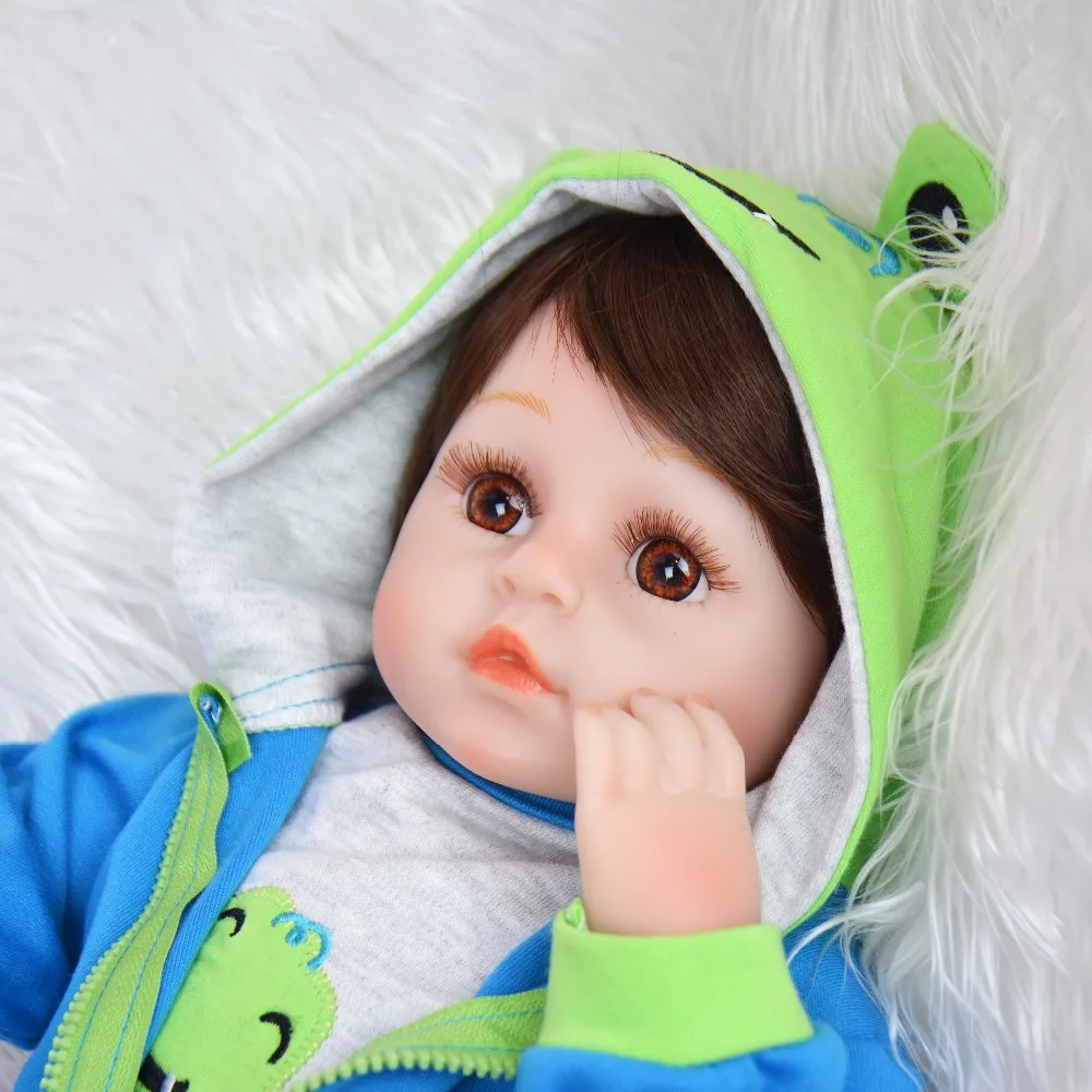 Кукла реборн NPK Мягкая силиконовая виниловая кукла младенец подарок для девочек