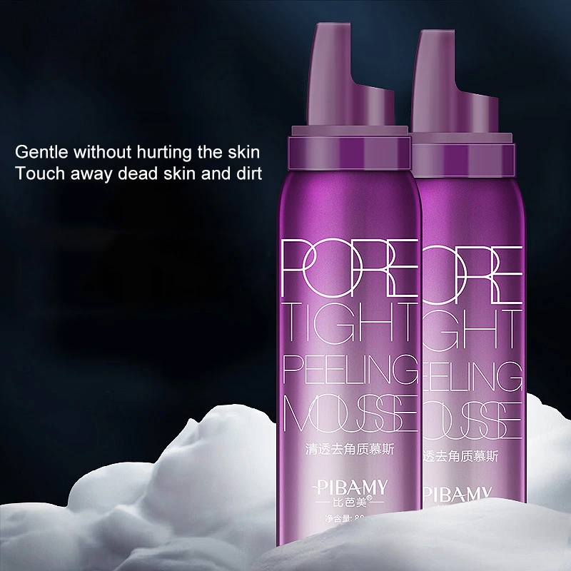 

80ml Shrink Pores Blackhead Pore Tight Peeling Mousse Removing Dead Skin Exfoliating SK88