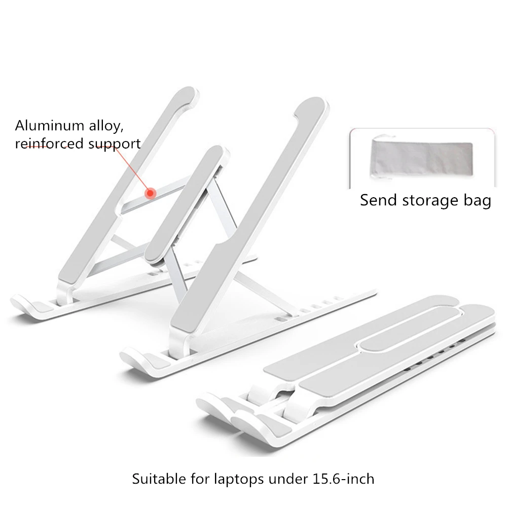 

Saim Computer Laptop Base Stand Ergonomic Aluminum Laptop Computers Stands Portable Notebook Computer Foldable Support Base