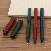 posture correction 440 retro color fountain pen plastic hooded nib bend calligraphy stationery office school supplies