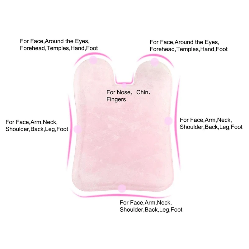 

Pink Massage Tool Gua Sha For Scraper Board Guasha Traditional Scraper Tool