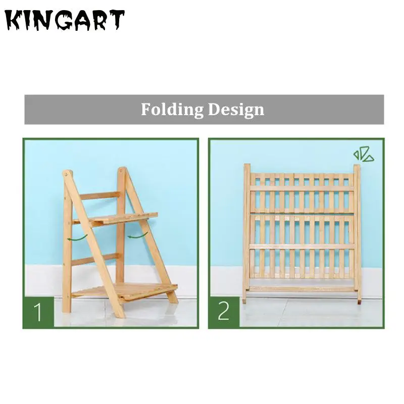 Деревянная Цветочная подставка напольная лестница полка деревянная для