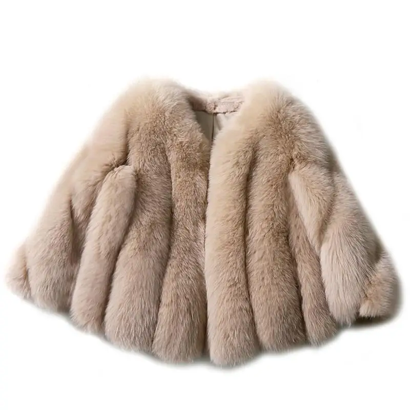 

Women 2020 Autumn Winter Fluffy Faux Fur Coat Female Fashion Thick Warm Overcoat Faux Fox Fur Coats Ladies Casual Overcoat R66