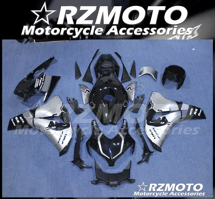 

New ABS whole Motorcycle Fairings Kit Fit For Honda CBR1000RR 2008 2009 2010 2011 08 09 10 11 bodywork set gray black