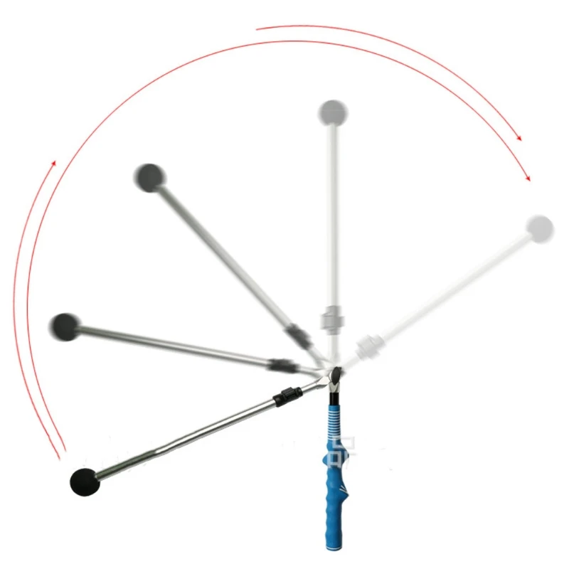 

808D Golf Swing Tr-ainer Aid Adjustable, Foldble Golf Training Aid to Improve Hinge, Forearm Rotation, Shoulder Turn