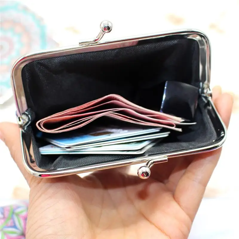 Женский кошелек в этническом стиле ретро с принтом мини-кошелек геометрическим