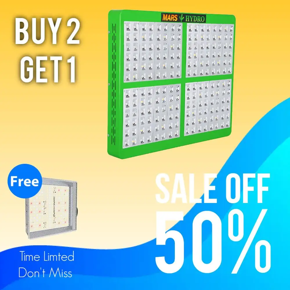 Отражатель 1000 Вт Mars hydro полный спектр Led grow lights Крытый сад теплица Гидропоника