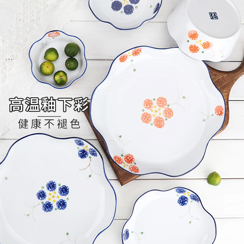 Японская Персонализированная посуда домашняя креативная Милая тарелка для