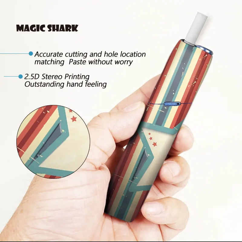 Волшебная Акула водонепроницаемая пышная китайская Геометрическая пленка для