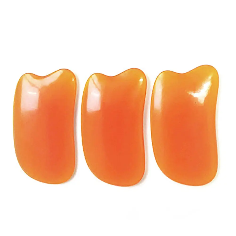

1Pcs Natural Gua Sha Guasha Beeswax Resin Massager Scrapping Plate For Body Face Chakra Healing reiki Massage Facial Care Tool