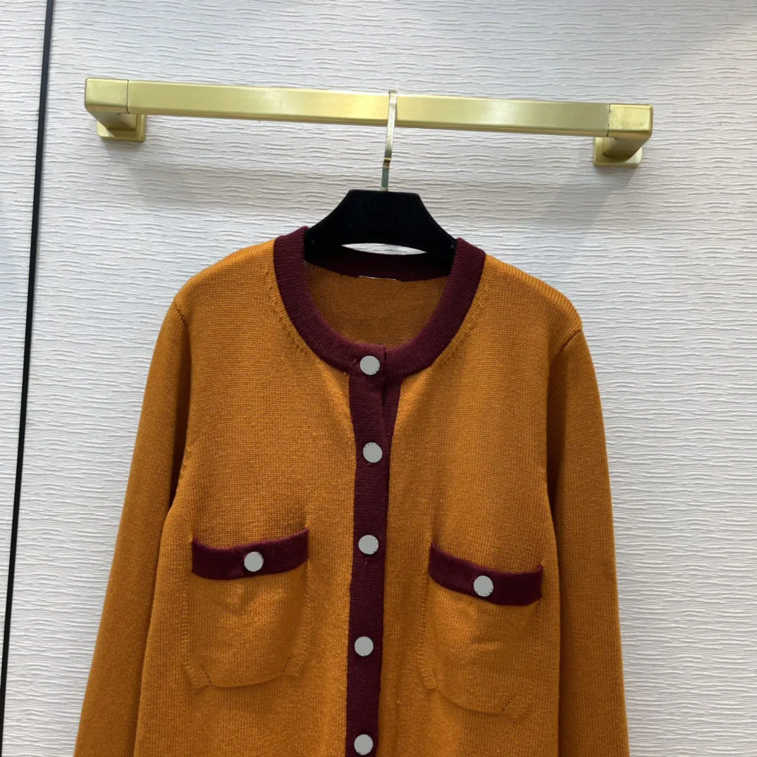 

Fashion Four Pocket Long Cardigan Sweaters for Women Top Quality 100% Cashmere Knitted Loose Cardigan Sweaters Lady Winter 2021