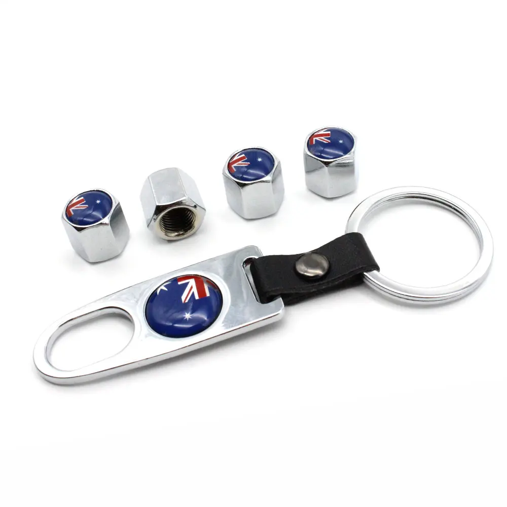 5 шт./компл. Австралийский Флаг Стиль противоугонные автомобильные колеса