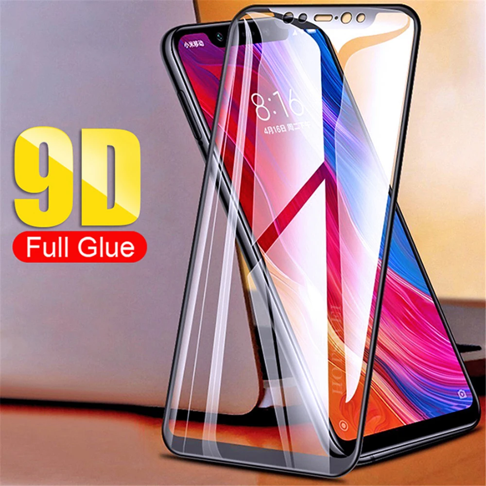 9D полное покрытие краев закаленное Стекло на для Xiaomi Mi 8 SE A2 Lite Redmi 6A 5A 5 Plus Note 6 GO