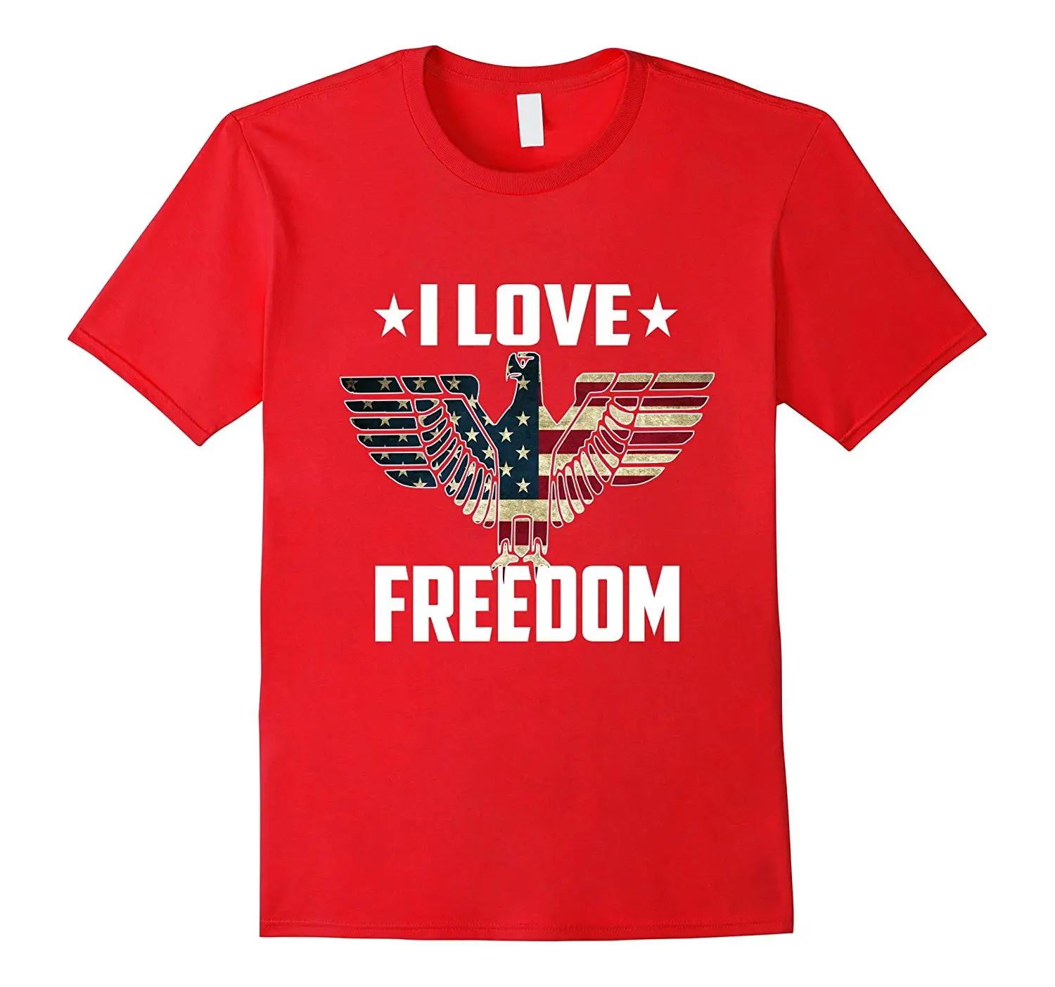 2019 модная мужская футболка патриотическая Американская I Love Freedom | Мужская одежда