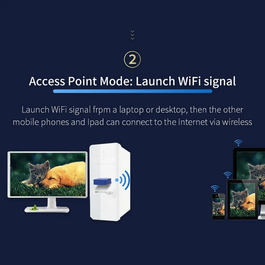 4,2 Bluetooth Wi-Fi адаптер для ресивера два в одном беспроводной сетевой адаптер 650 м для компьютера ноутбук-приемник