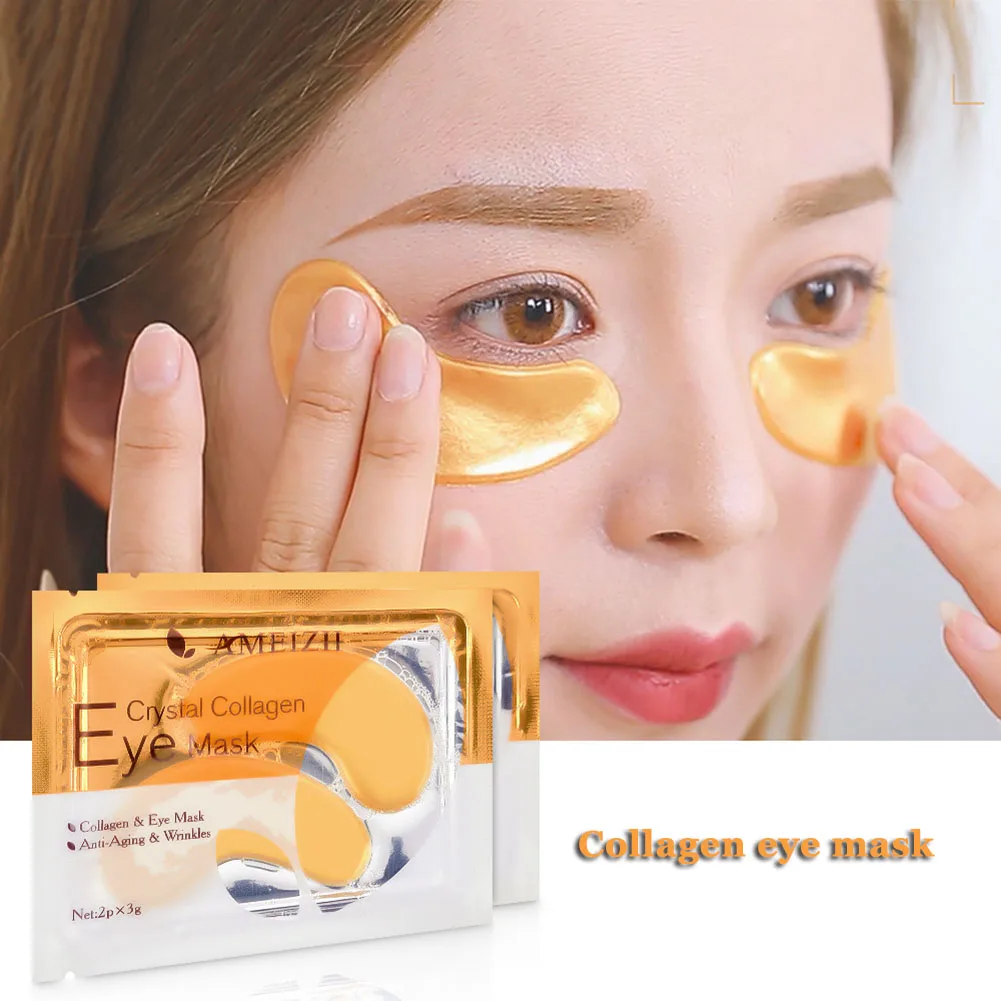 2 шт. коллагеновая маска для кожи вокруг глаз|Патчи| |