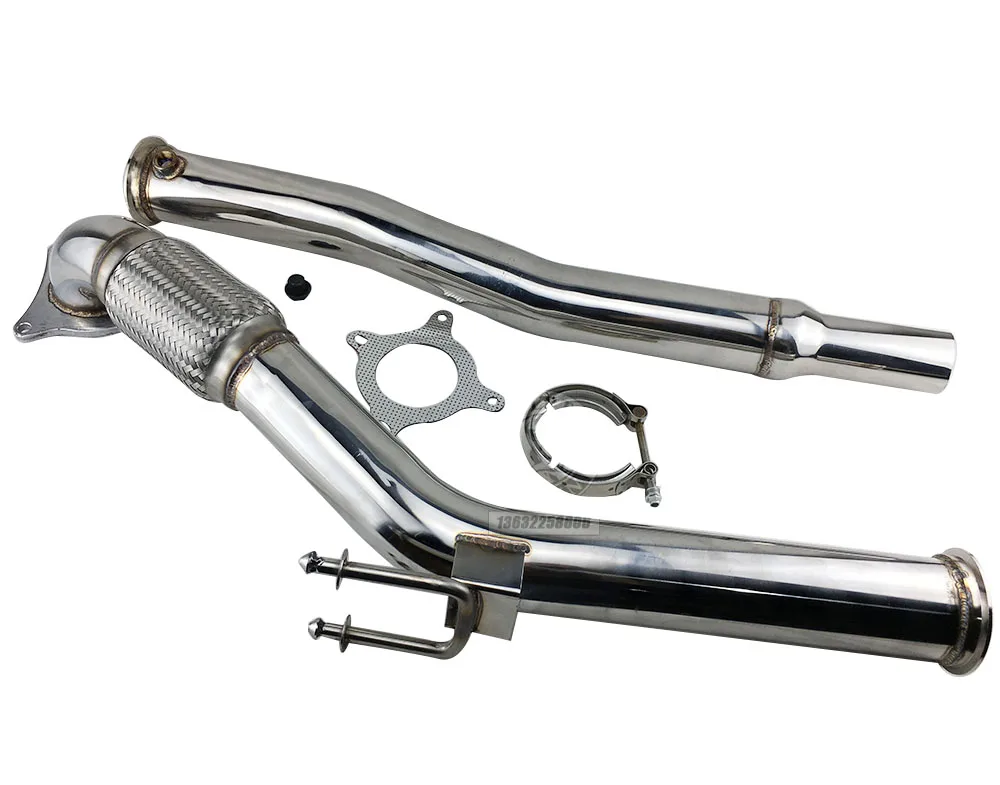 Выхлопная труба Turbo Catless 2 0 T Decat Cat delet RACING 3 ''для AU A3 FSI /SEAT LEON FR CUPRA/ V W GOLF GT I MK5