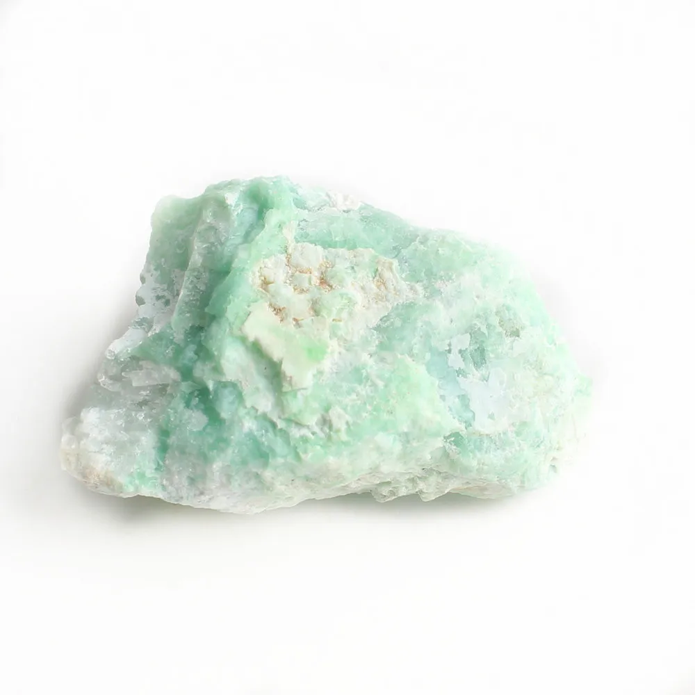 Натуральный зеленый лунный камень необработанный кристаллический с лечебным