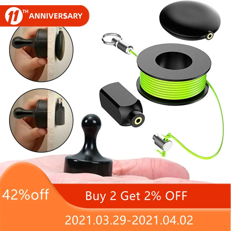 

Magnetic Threader Wire Drawing Machine Rotating Front Guider Wire Puller Hole Cable Puller System Running Device Home Hand Tool