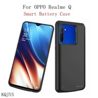 kqjys 6500mah extenal power bank charging cover case for oppo realme q battery case portable battery charger cases for realme q